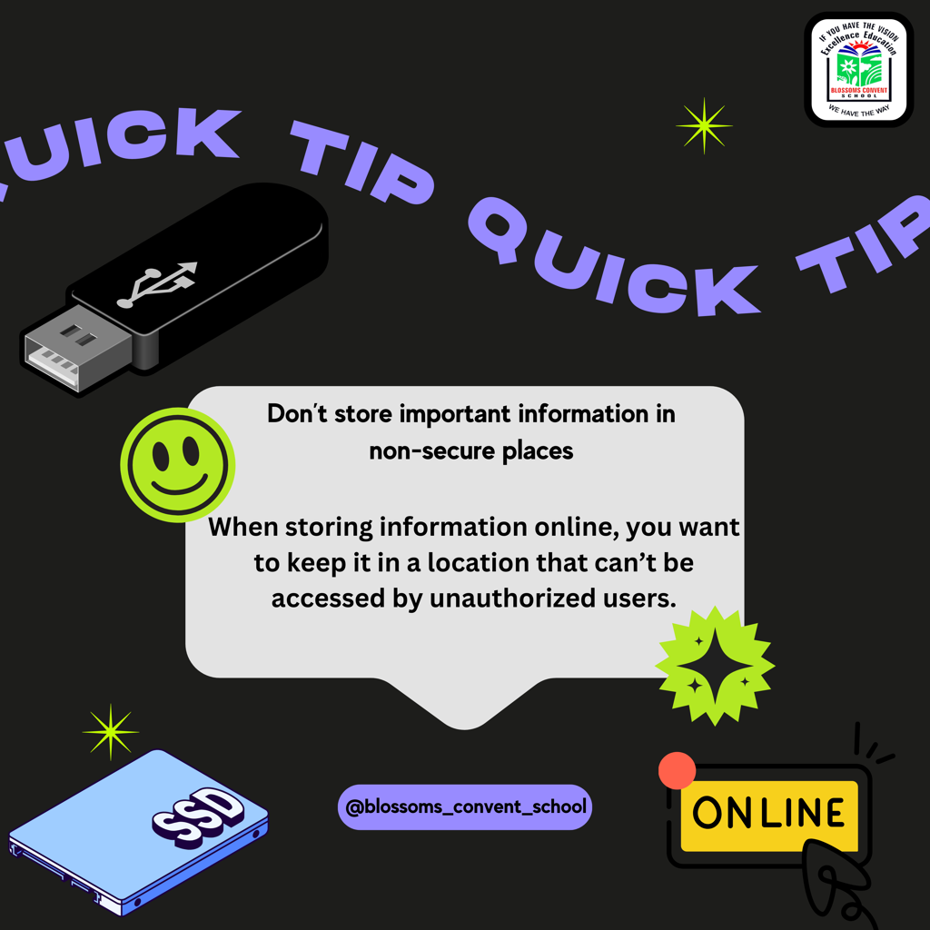 CYBER TIP OF THE DAY 
#CyberSecurityTip
#OnlineSafety
#CyberAware
#SecurityAwareness
#StaySafeOnli